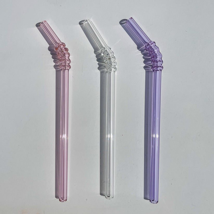 Glass Straw - Bendy Straw