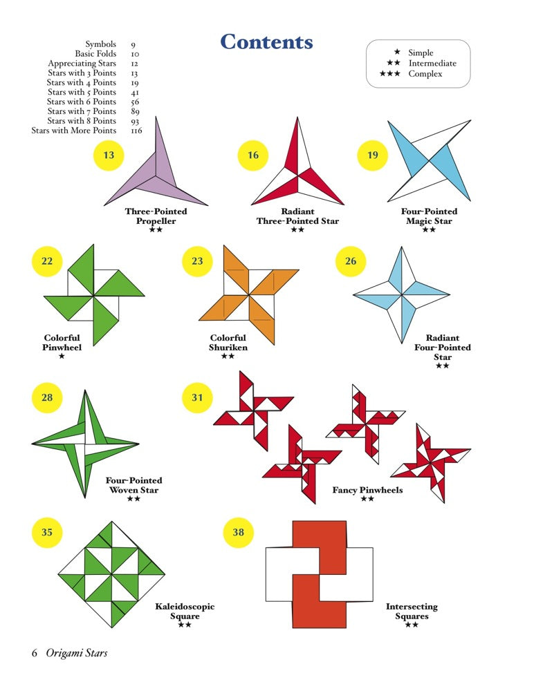 Origami Stars by John Montroll