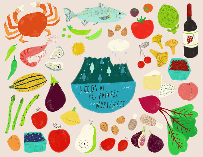 Foods of the PNW Card