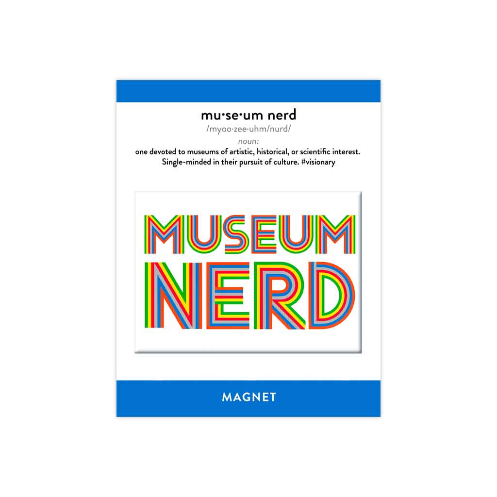 Museum Nerd Classic White Magnet