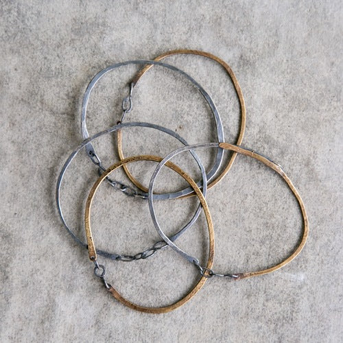 Bangles with Chain by Shelli Markee