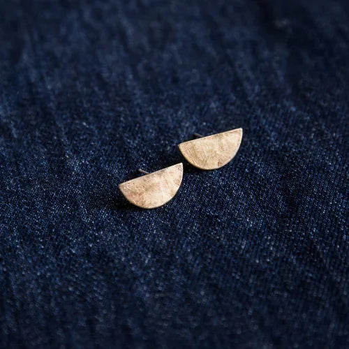 1/2 Pie Post Earrings by Shelli Markee