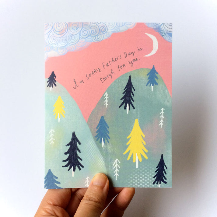I am Sorry Father's Day is Tough Card by Honeyberry Studios