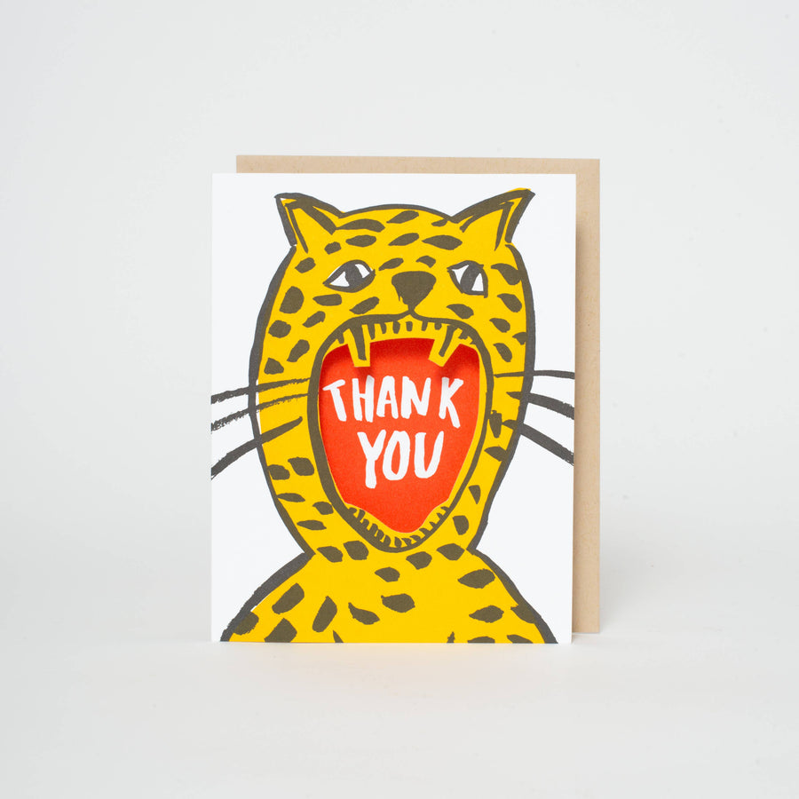 Thank You Roar Card by Egg Press