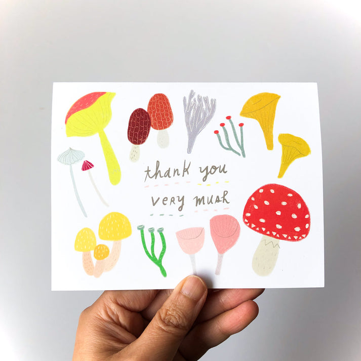 Thank you Very Mush Card by Honeyberry Studios