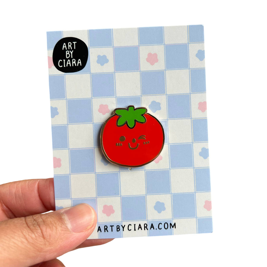 Tomato Enamel Pin