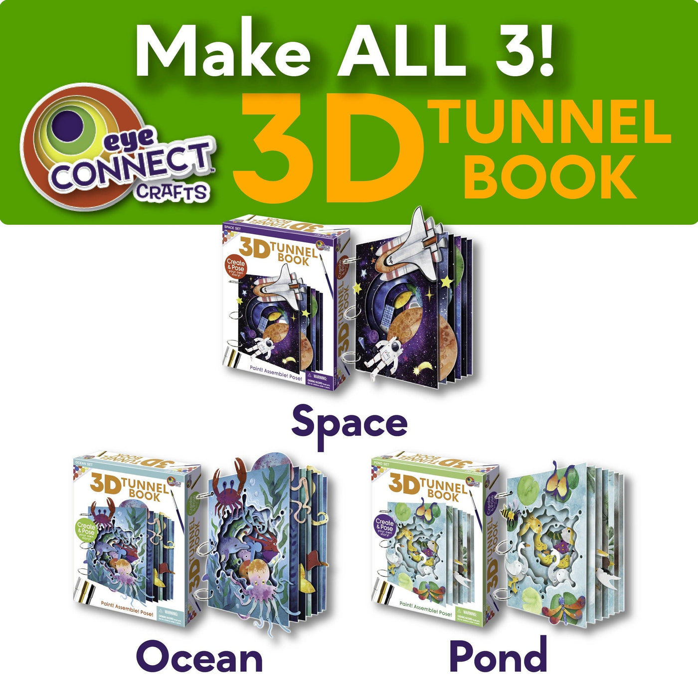 Ocean 3D Tunnel Book (Deluxe Size)