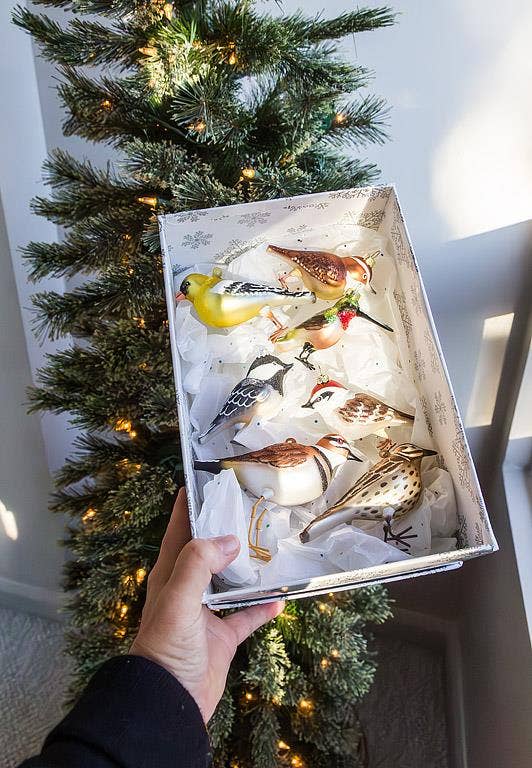 Ruby Throat Hummingbird Ornament