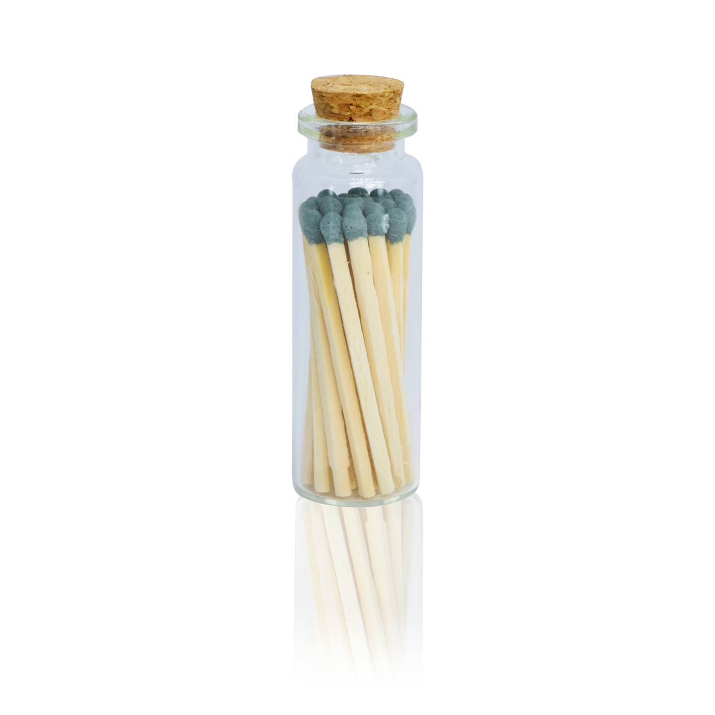 Small Match Bottles - Safety Matches in Jars with Striker: 40 Matchsticks Jar / Mixed Colors