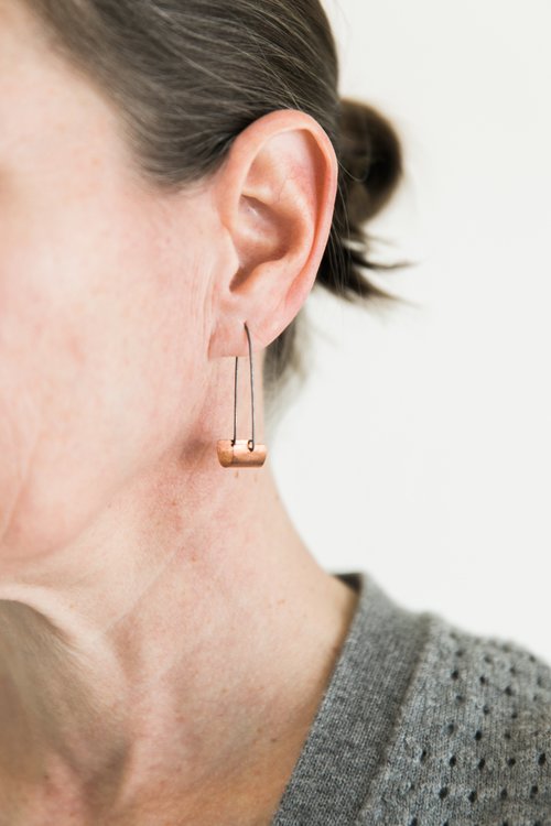 Medium Scoop Earrings by Shelli Markee
