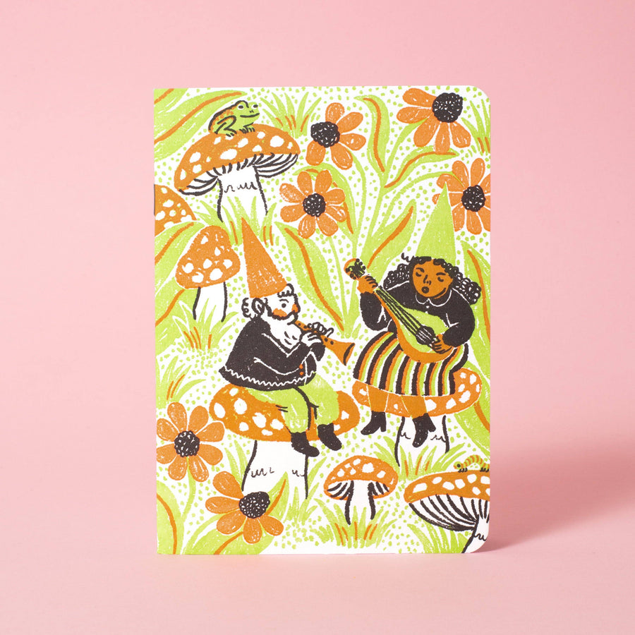 Gnome Band B6 Softcover Blank Notebook