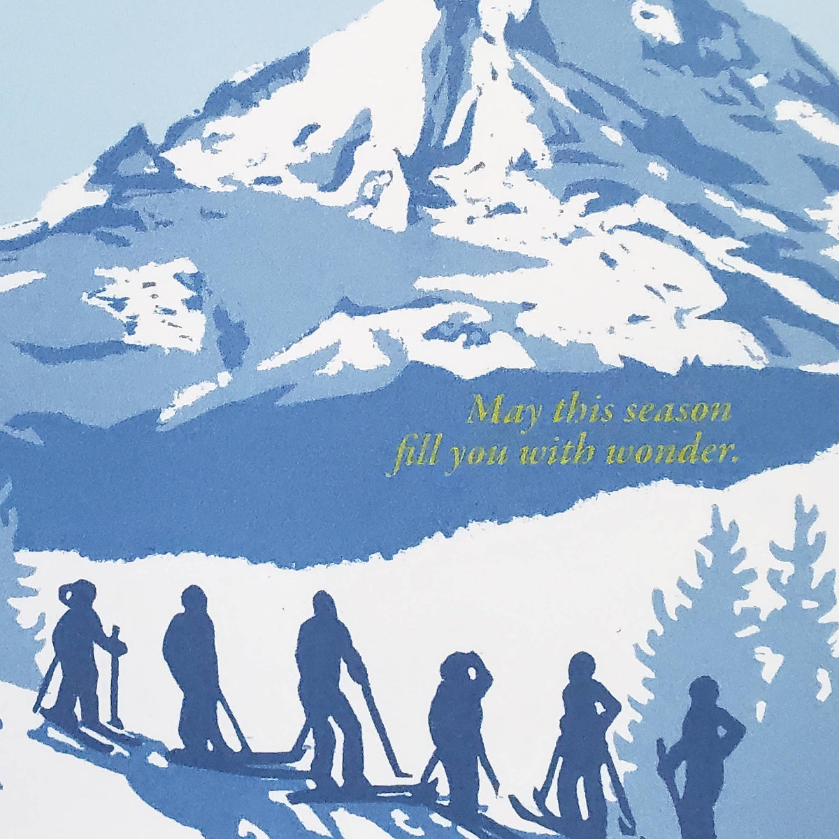 Set of 8 Mount Rainier Season of Wonder Holiday Card