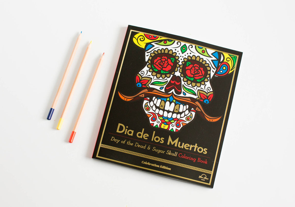 Dia De Los Muertos: Day of the Dead & Sugar Skull Coloring