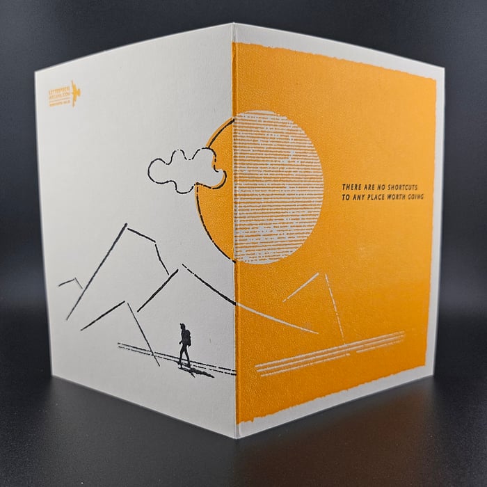 No Shortcuts Greeting Card