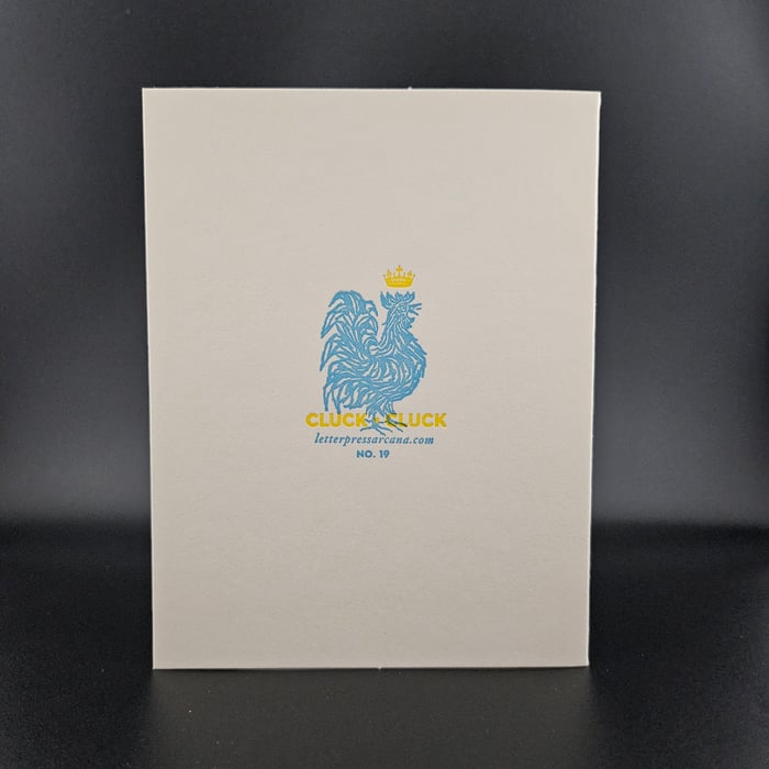 Cluck Cluck Greeting Card