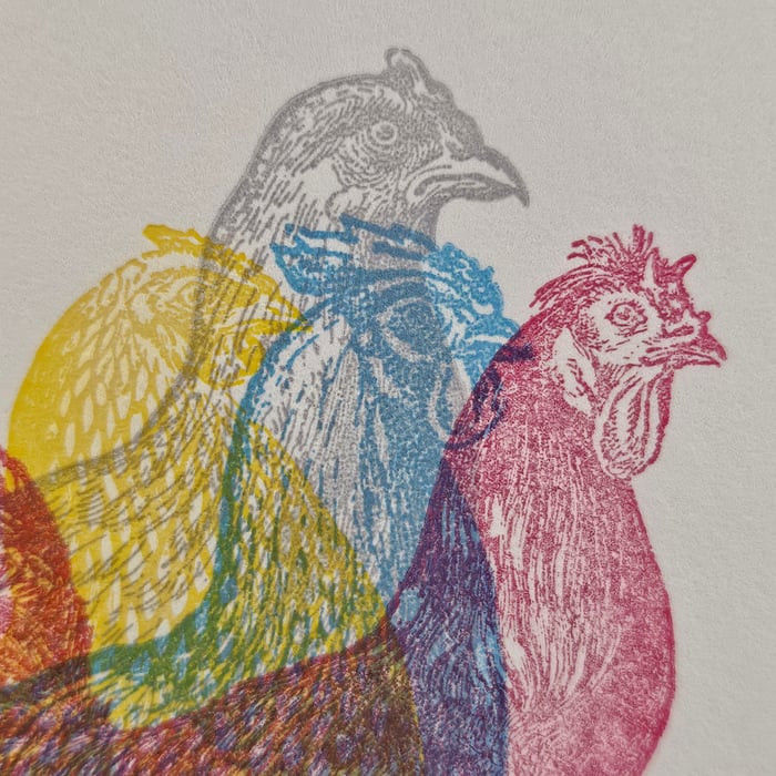 Cluck Cluck Greeting Card