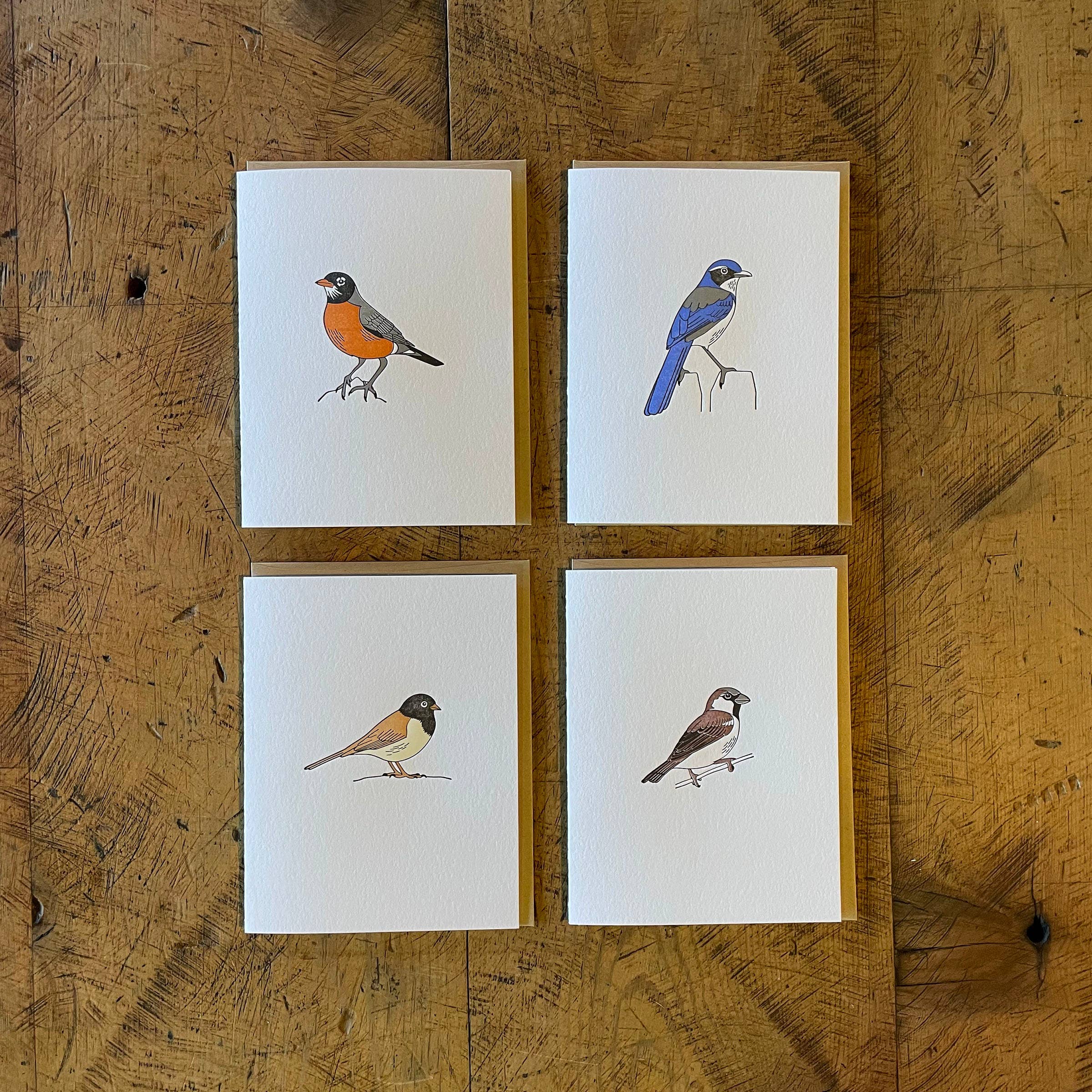 American Goldfinch Letterpress Card