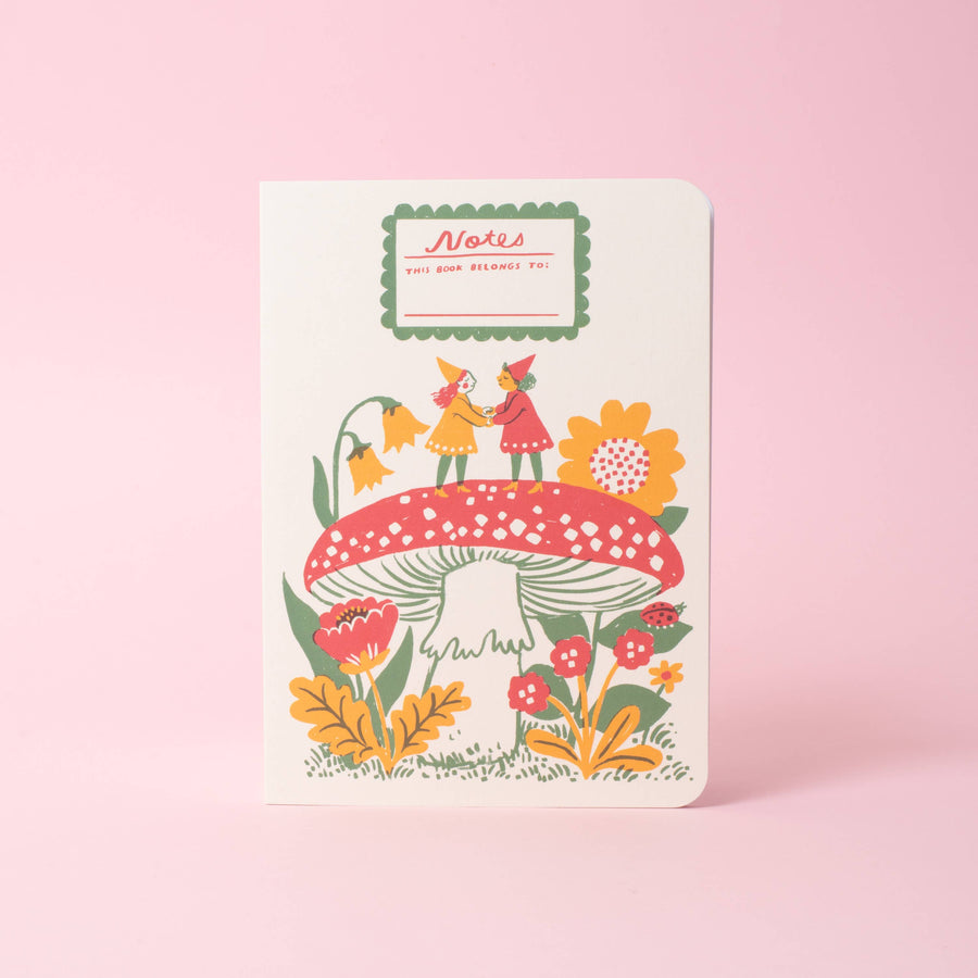 Gnomes & Mushroom Notebook