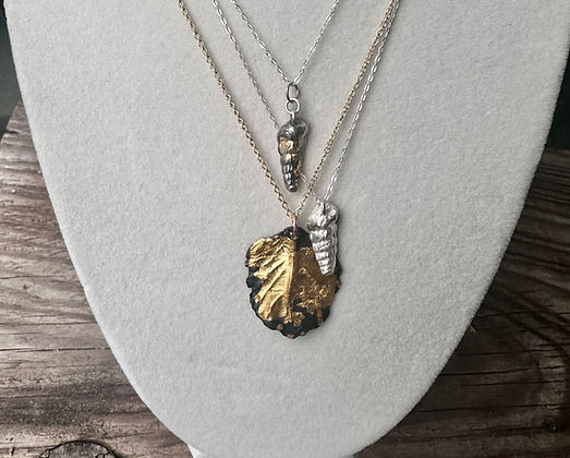 Keum-boo Shell Necklace by Michele Bianchi
