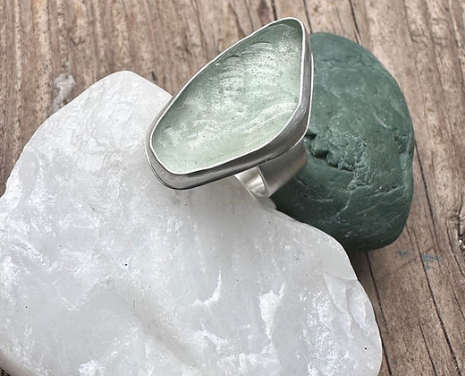 Sea Glass Ring by Michele Bianchi