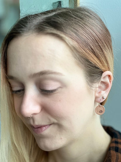 Seashell Imprint Earrings by Micele Bianchi