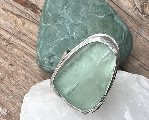 Sea Glass Ring by Michele Bianchi