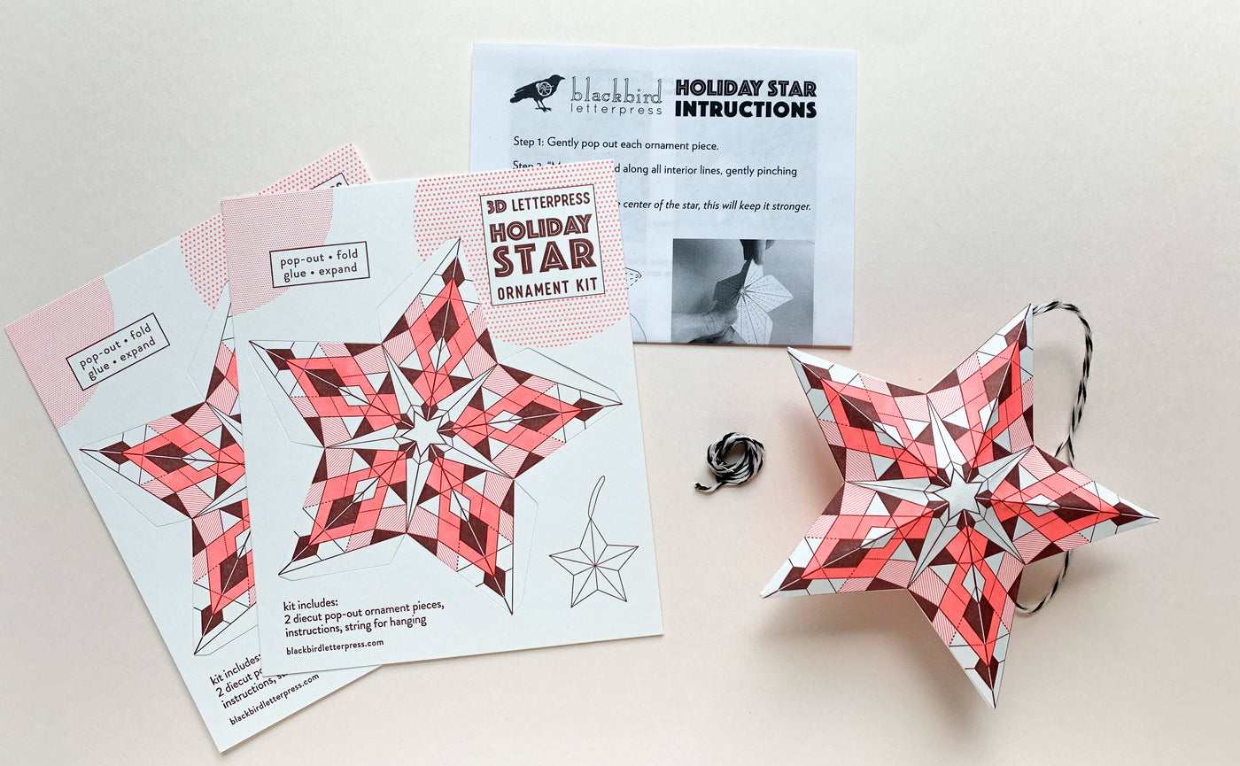 Geometric Star DIY Ornament Kit