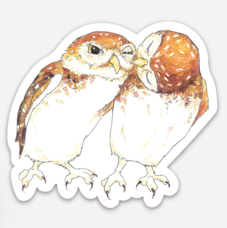 Snuggle Owl Stickers