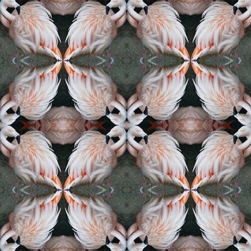 Flamingos Scarf by Gridsmith Studio