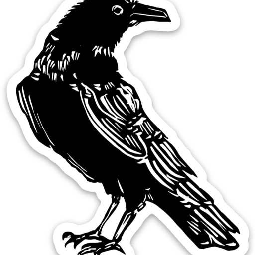 Crow Sticker