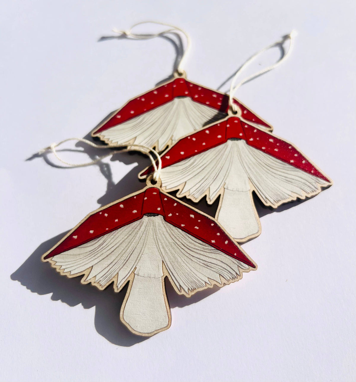 Mushroom Book Ornament