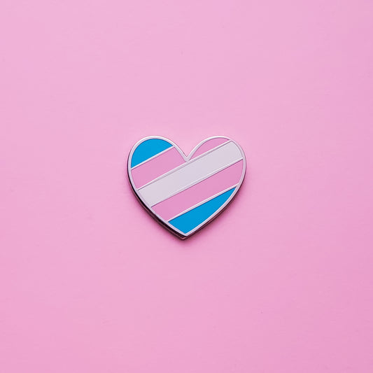 Trans Heart Pin