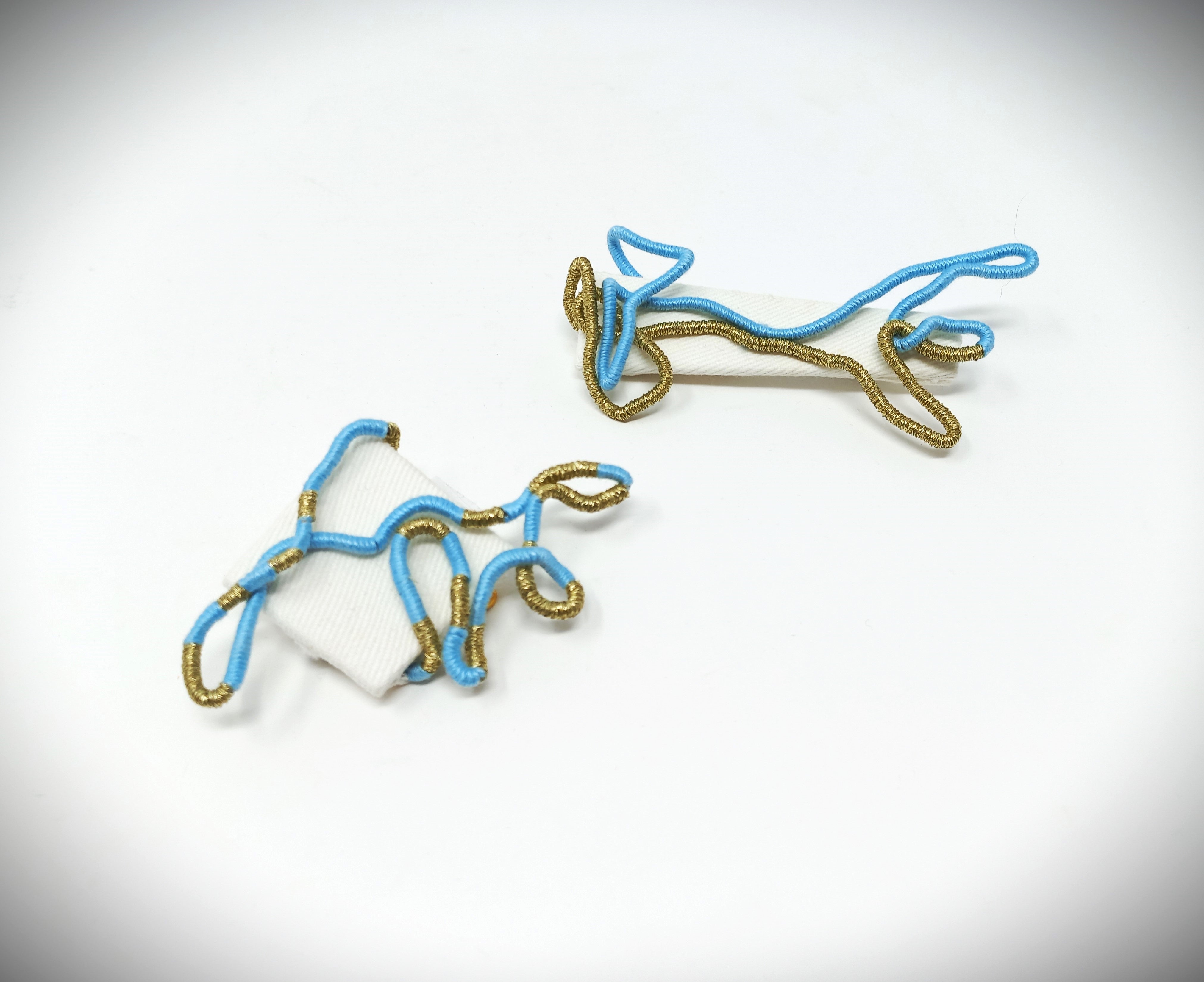 Squiggle Hair Clips by Bella Kim