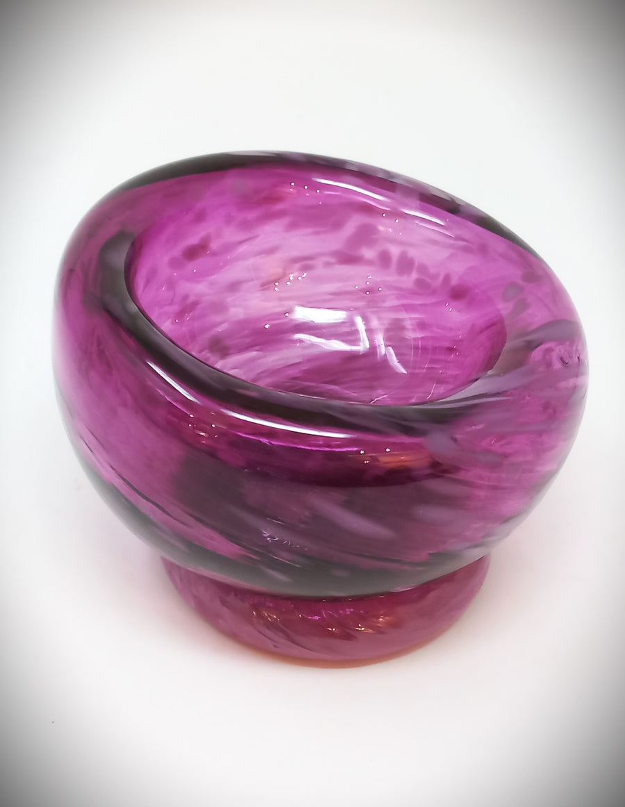 Colorful Catch All Blown Glass Bowls by Hilltop Artists