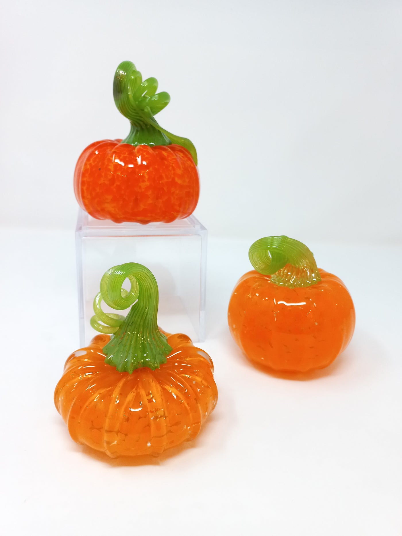 Glass Pumpkins by Hilltop Artists