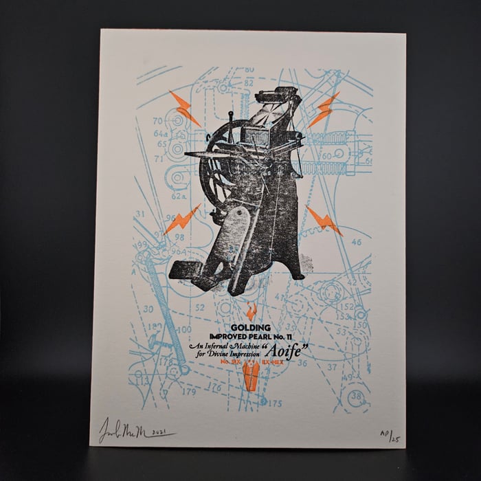 Infernal Machine for Divine Impression Print