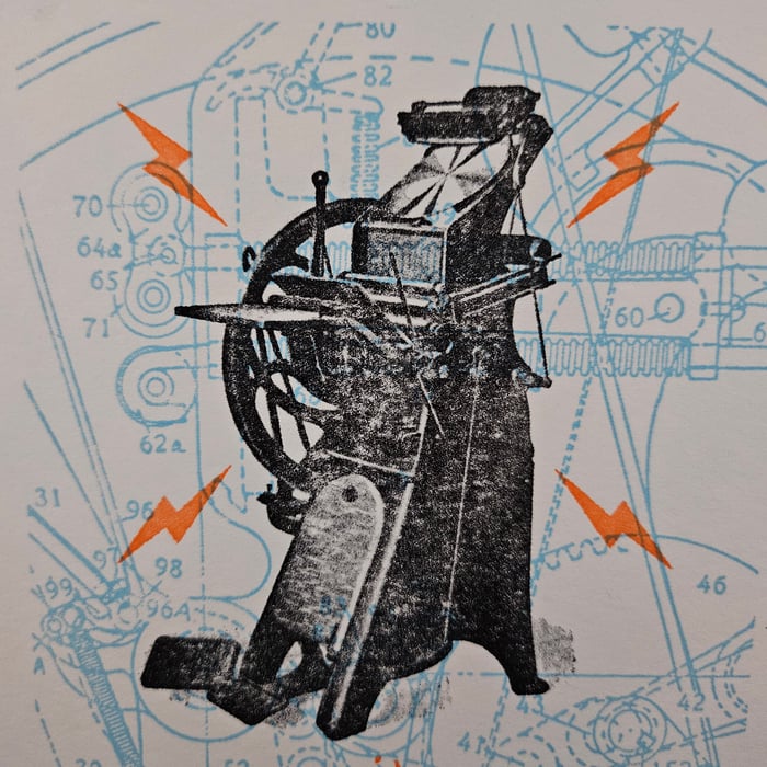 Infernal Machine for Divine Impression Print