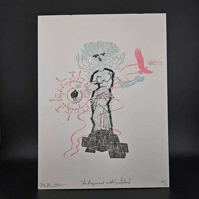 In Argument With Sculptors Print