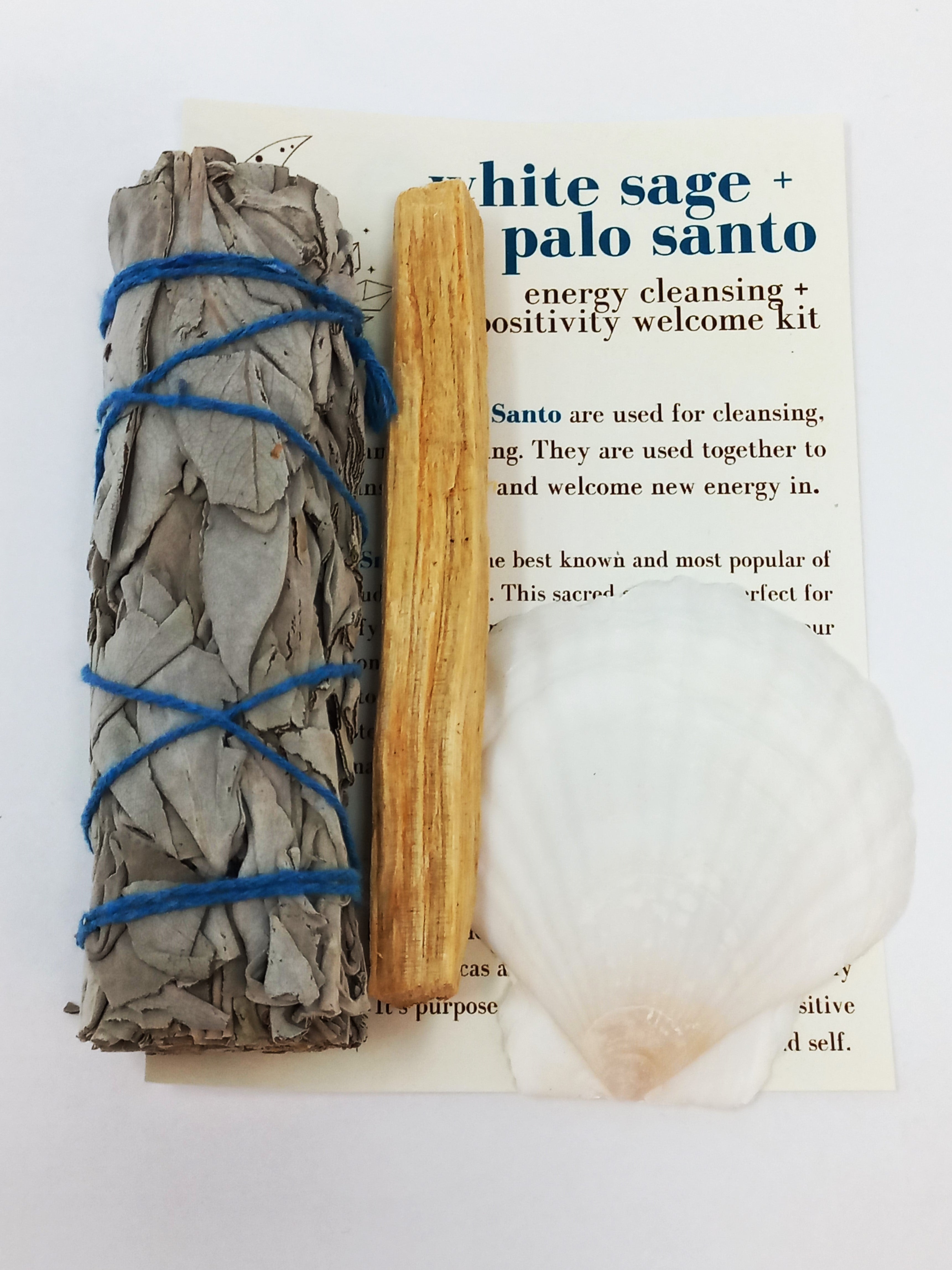 Smudge Kit - White Sage + Palo Santo