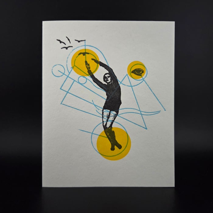 Contort Yourself Greeting Card