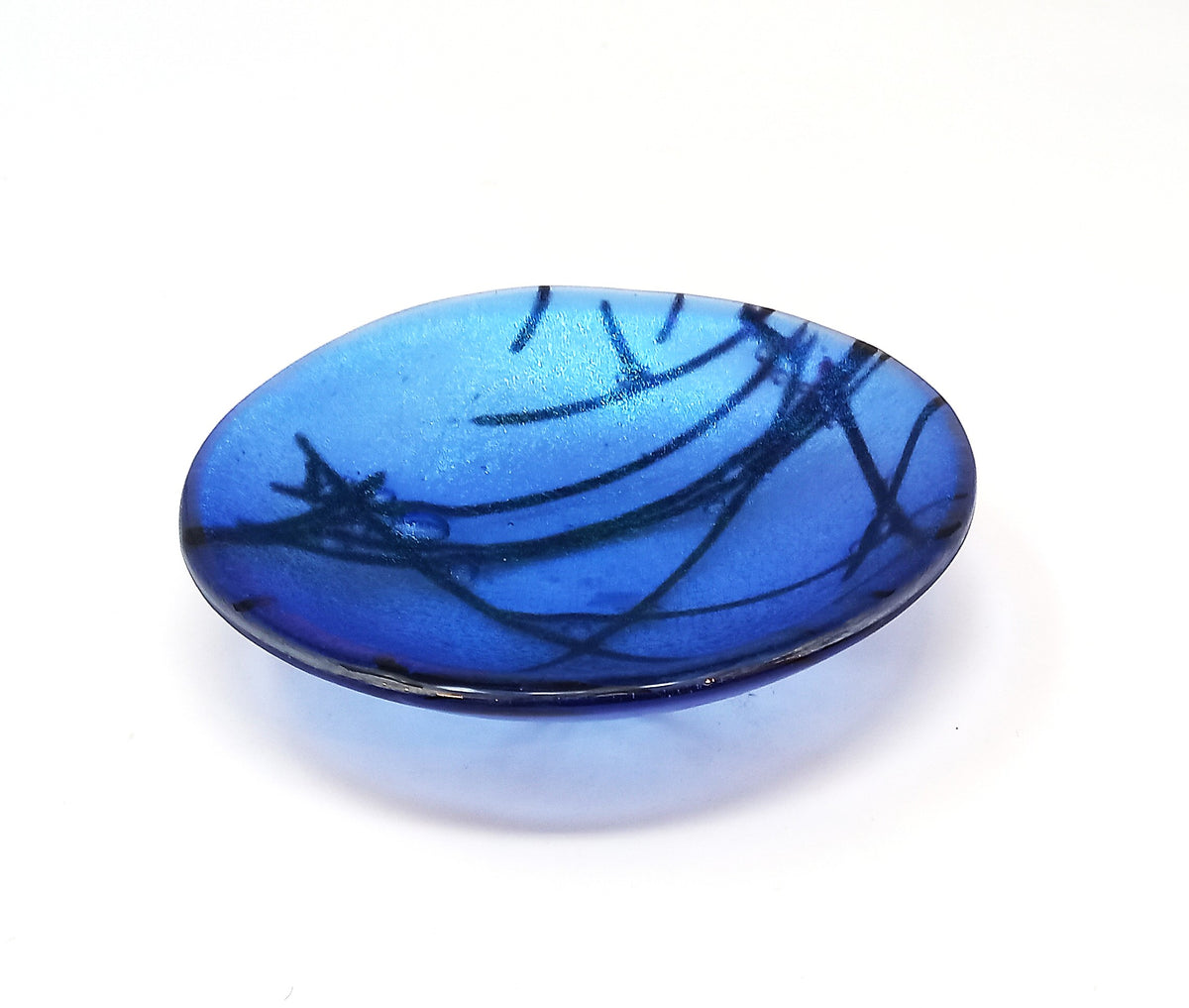 #207 Light Blue Rolly Polly Dish by Mesolini