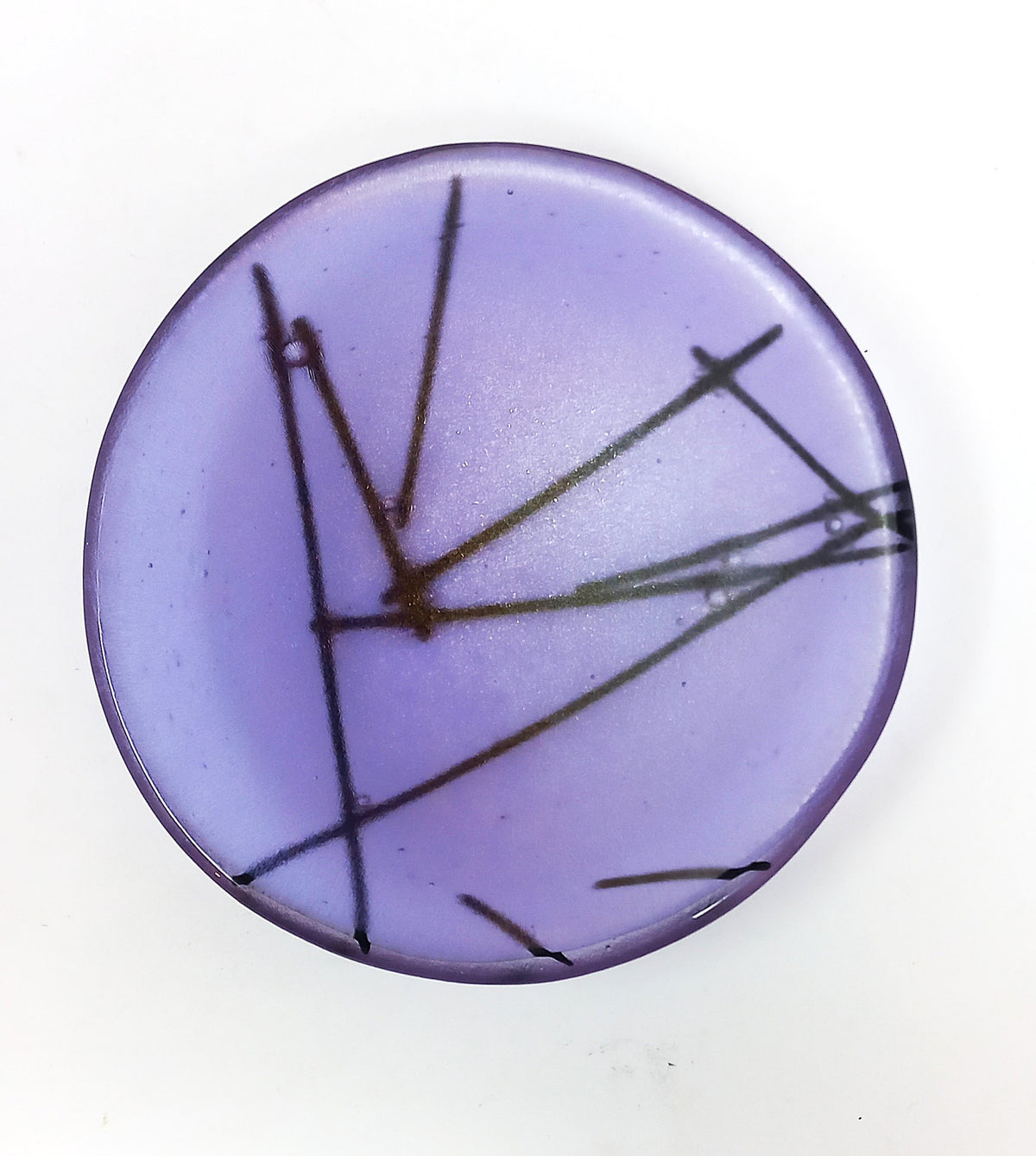 #208 Lilac Rolly Polly Dish by Mesolini
