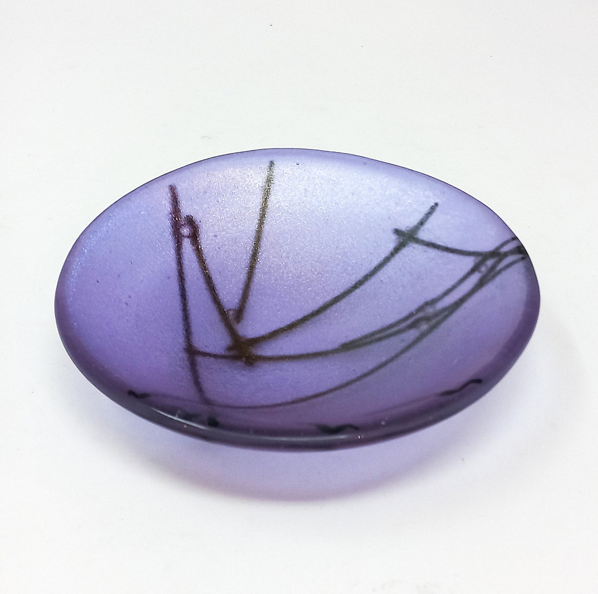 #208 Lilac Rolly Polly Dish by Mesolini