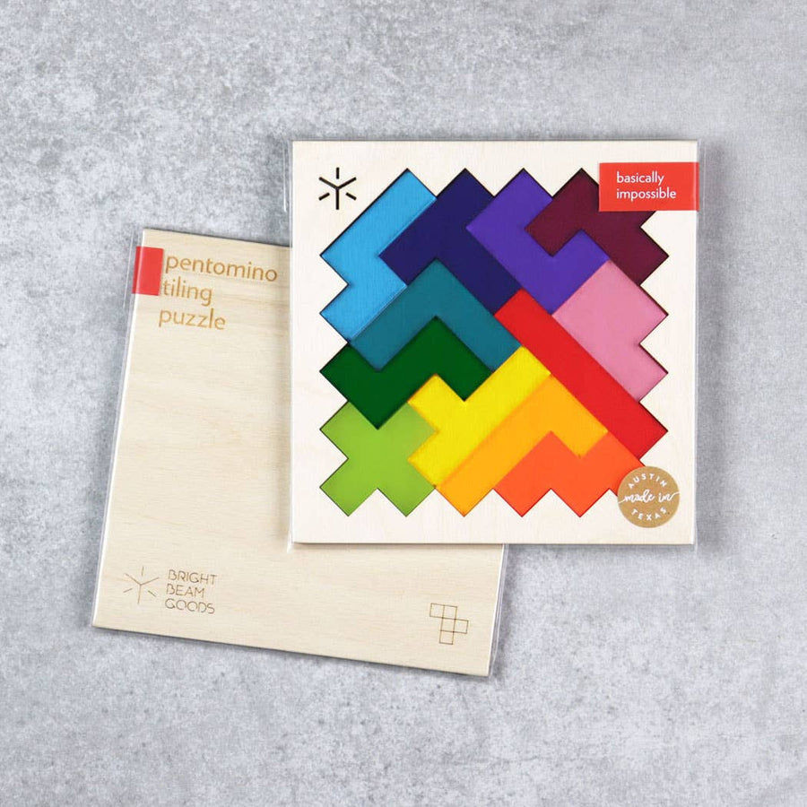 Basically Impossible Square Pentomino Puzzles: Rainbow