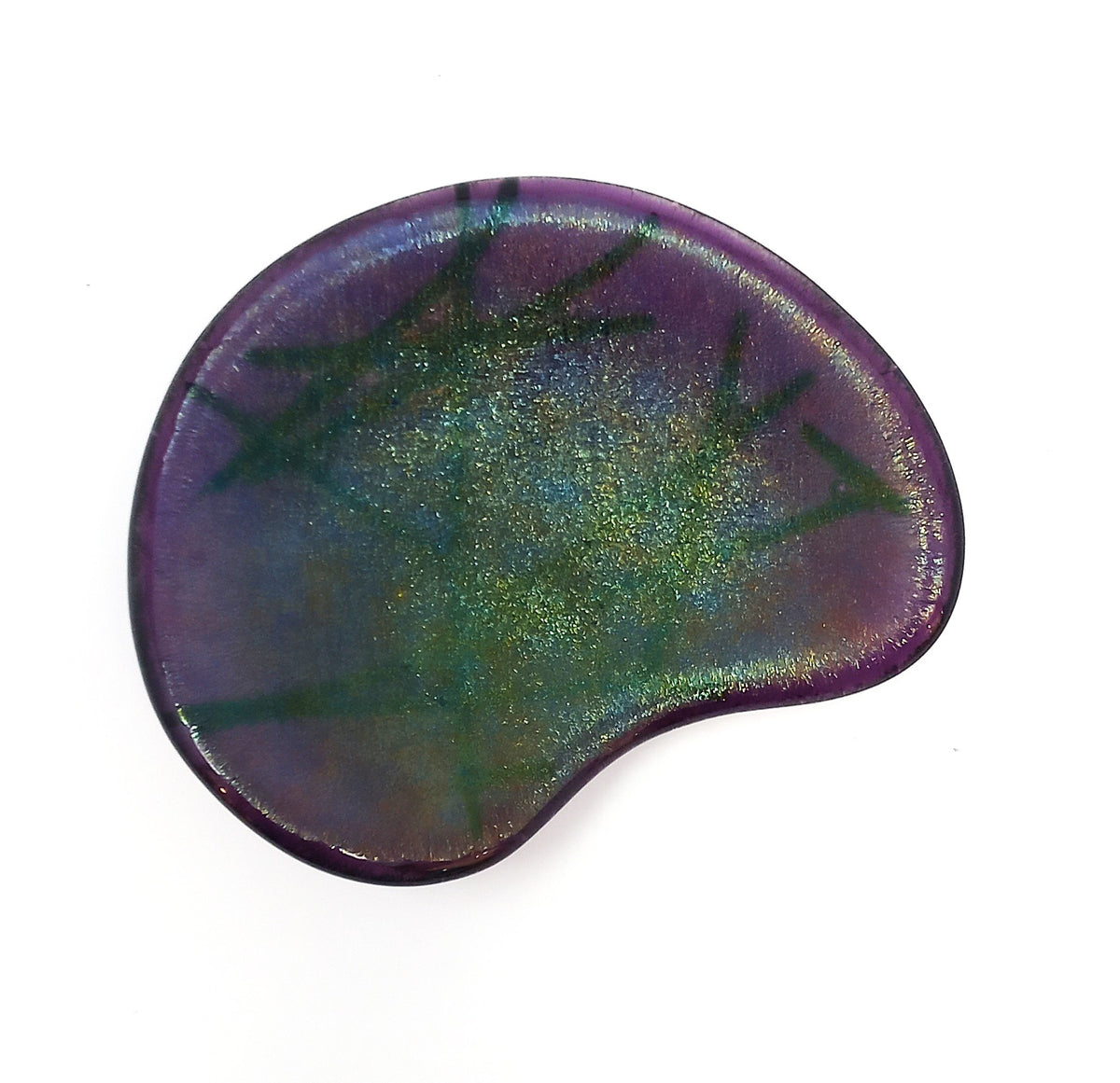 #212 Violet Kidney Dish by Mesolini