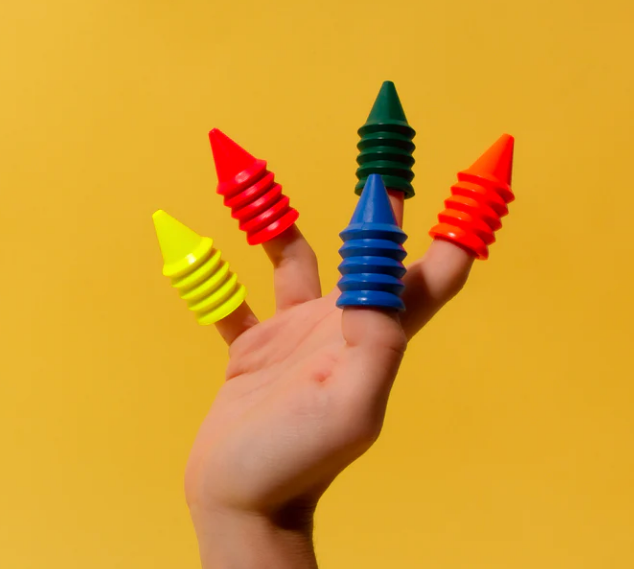 Neon Finger Crayons