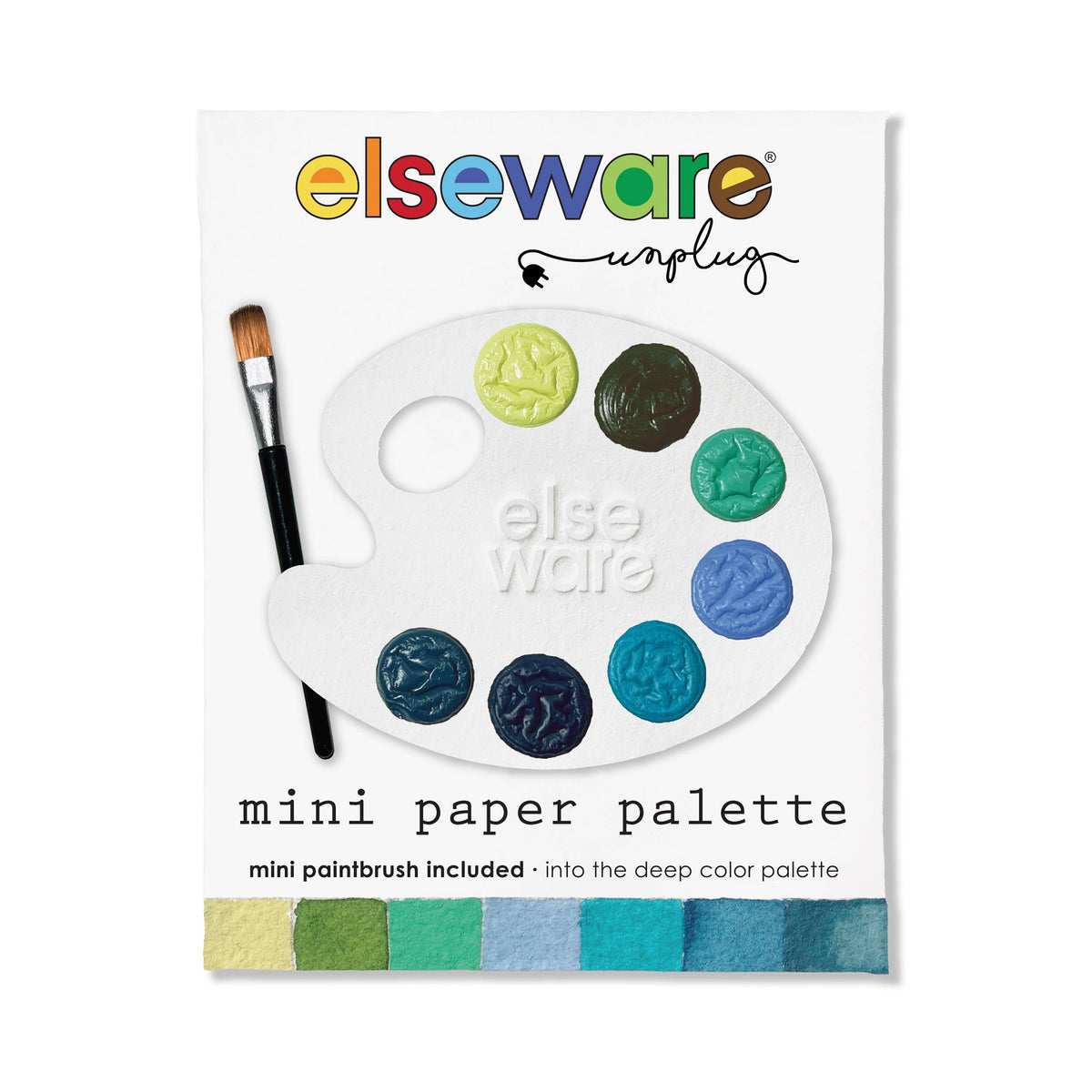 Mini Watercolor Paper Palettes: Radiant Rainbow