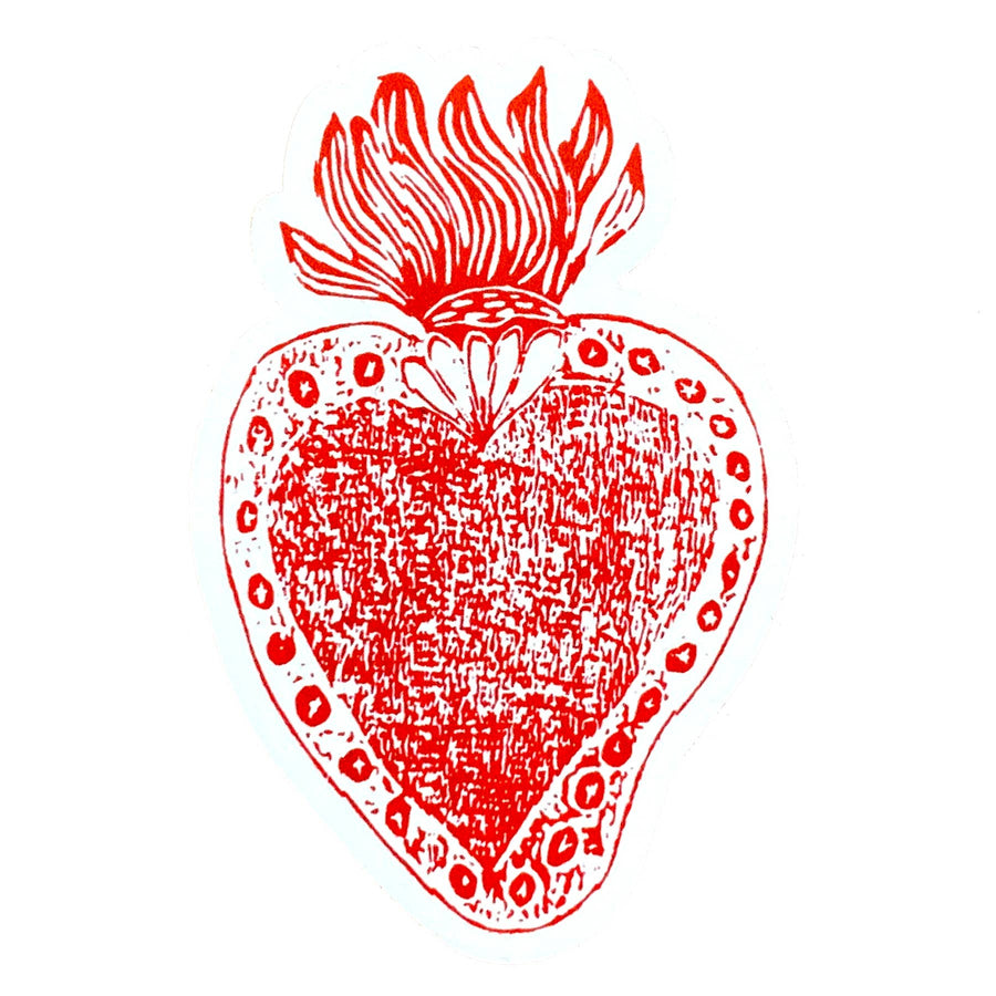 Borges Heart Sticker, USA