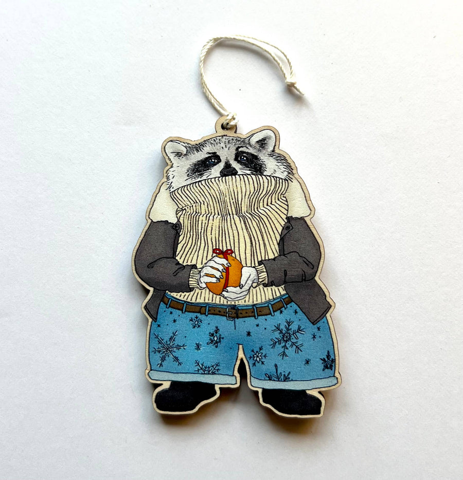 Raccoon Ornament