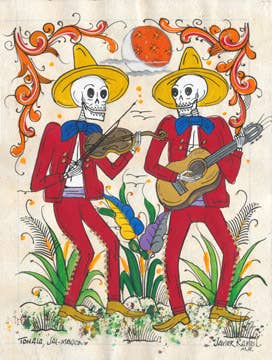 Red Mariachis Magnet